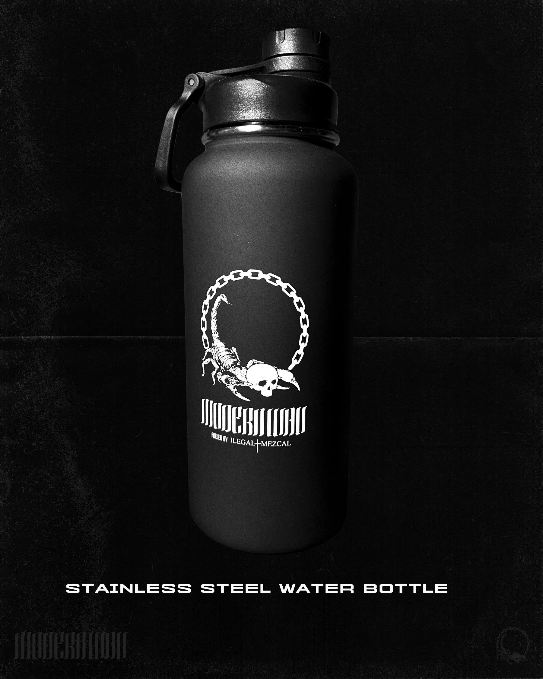 Modern Wav Stainless Steel Water Bottle