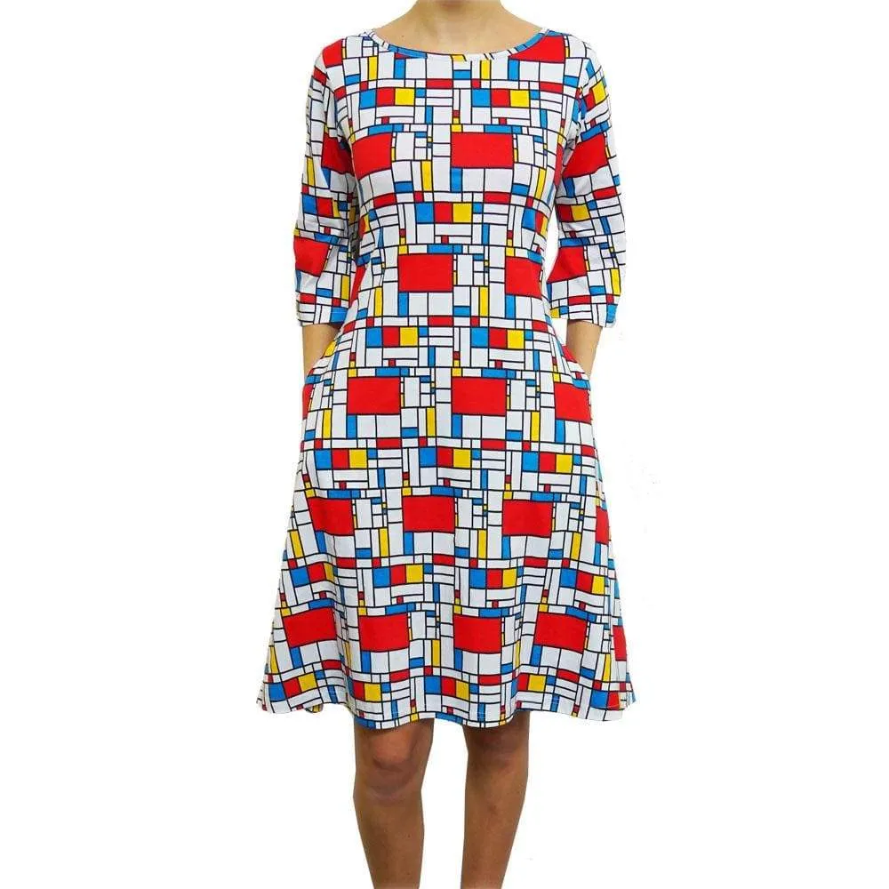 Mondrian Curie Dress