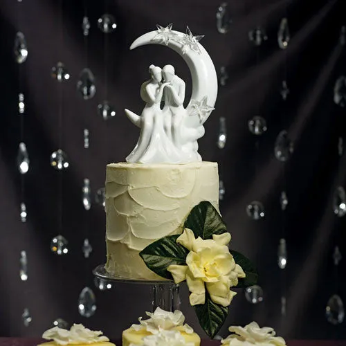 Moon and Stars Wedding Cake Top