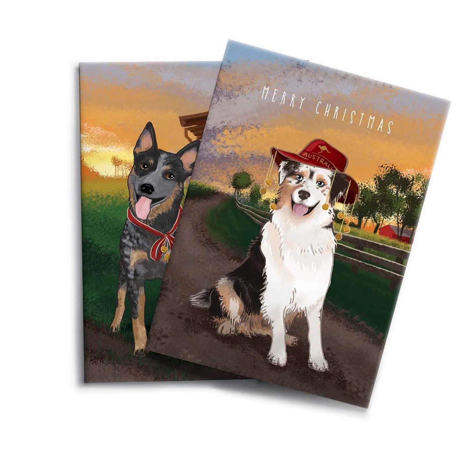 Outback Dogs Christmas Cards Box Set