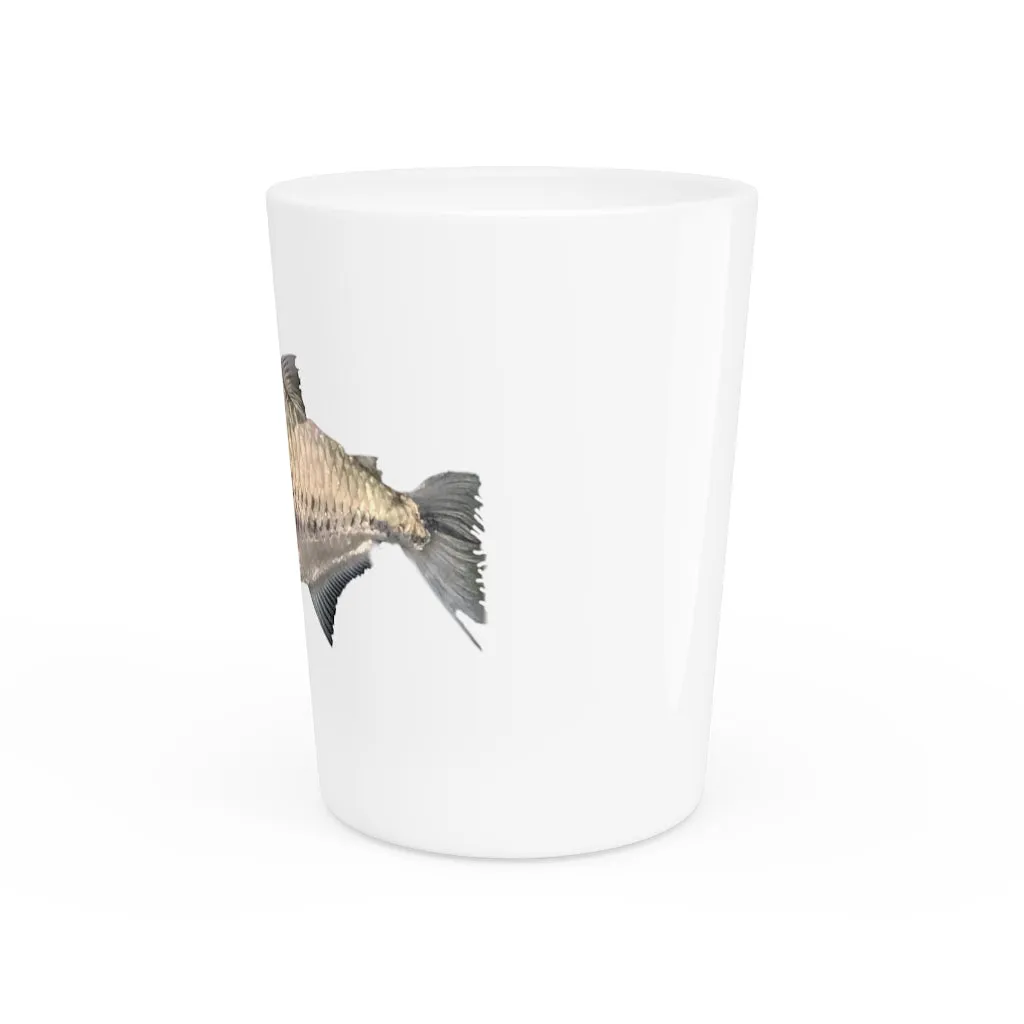 Silver Fish Shot Glass