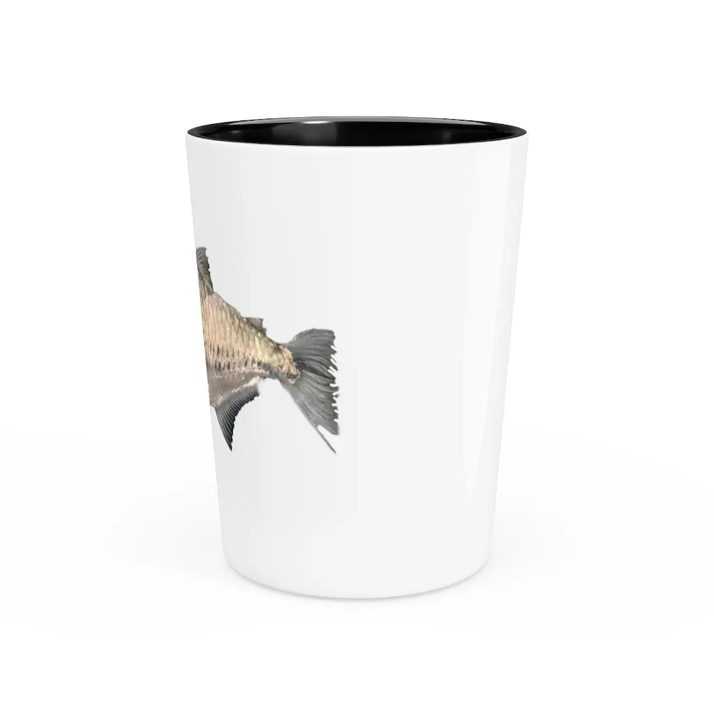 Silver Fish Shot Glass