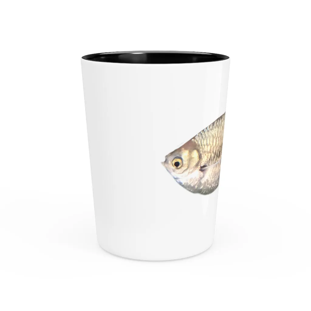 Silver Fish Shot Glass