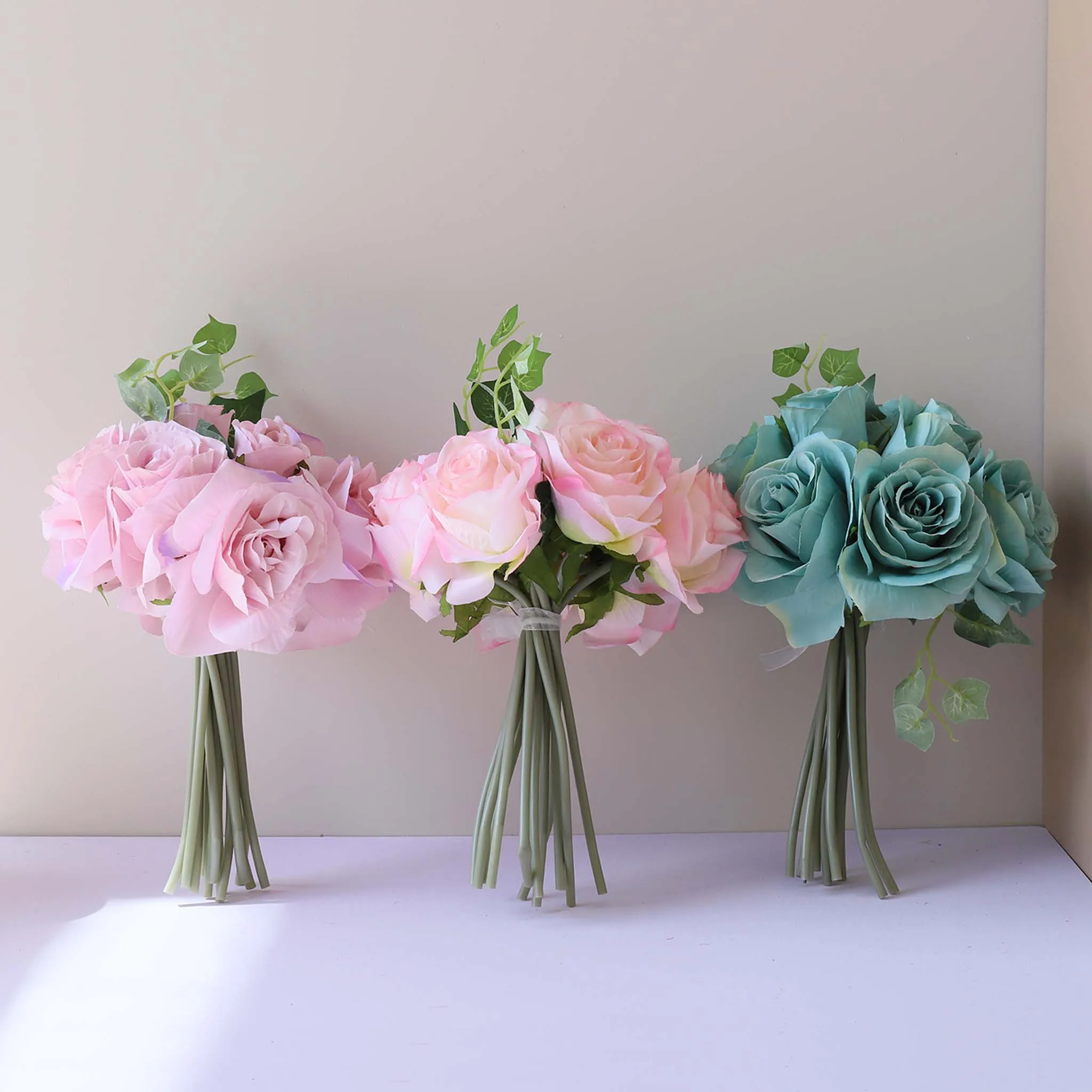 Simple Flower Bouquet for Bridal Bouquet DIY Wedding Flowers Artificial