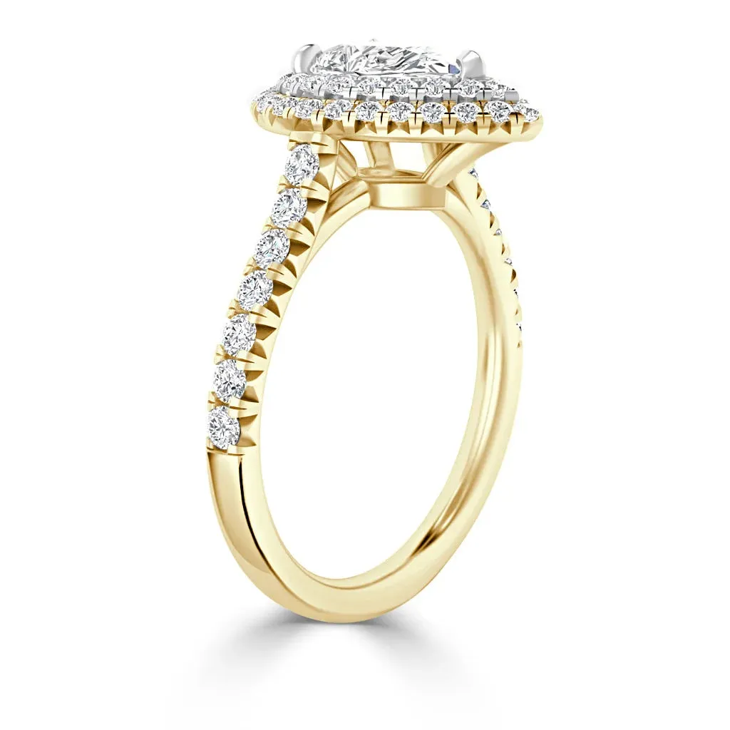 Stephanie - 18ct Yellow Gold - Pear