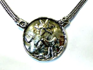 Sterling Silver necklace / silver jewelry / romantic silver necklace