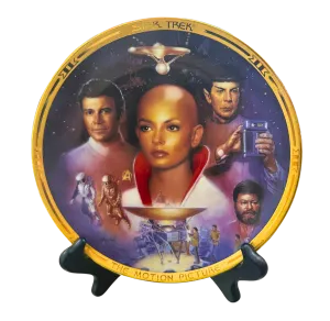 The Hamilton Collection Commemorative Star Trek Plate "The Movies"