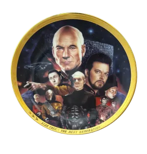 The Hamilton Collection Star Trek Commemorative Plate "The Best of Both Worlds"