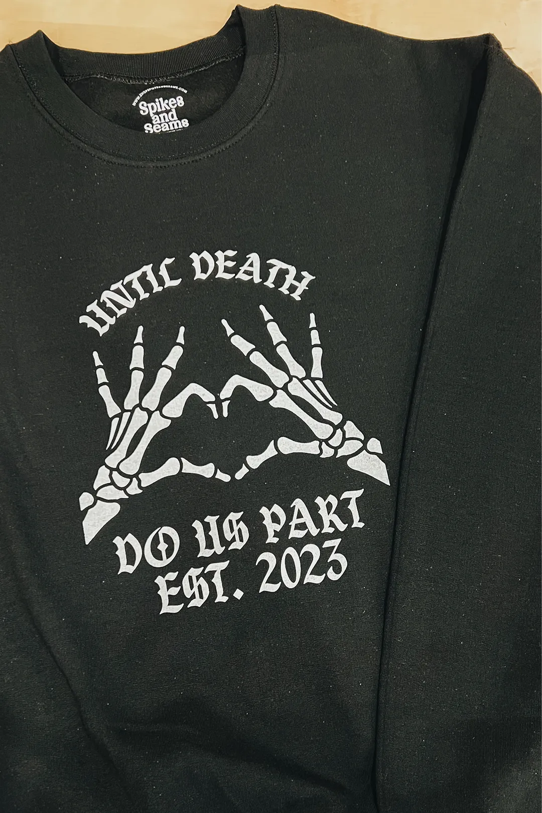 Until Death Do Us Part wedding crewneck